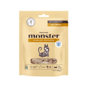 Monster Cat Freeze Dried Treats Singles Chicken