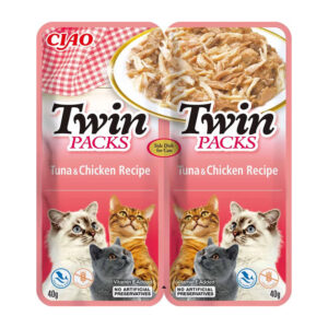 Twin Packs Cat Tuna/chicken In Tuna Broth